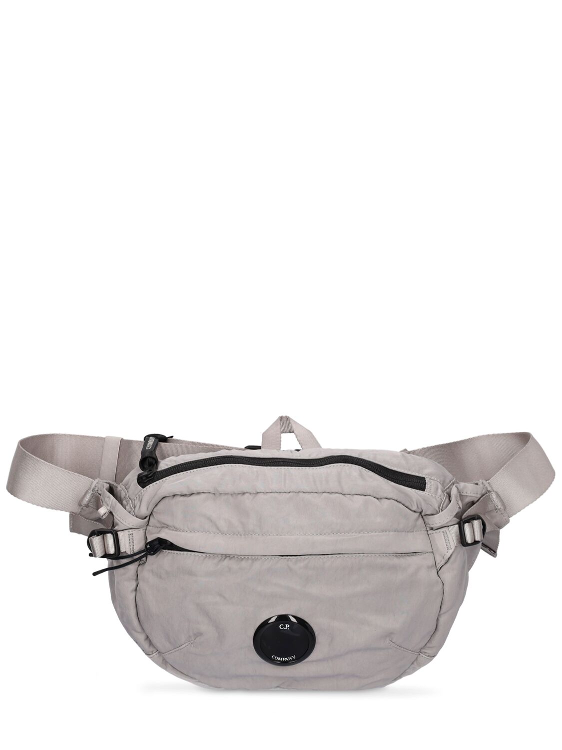 C.p. Company Nylon B Crossbody Belt Bag In Drizzle