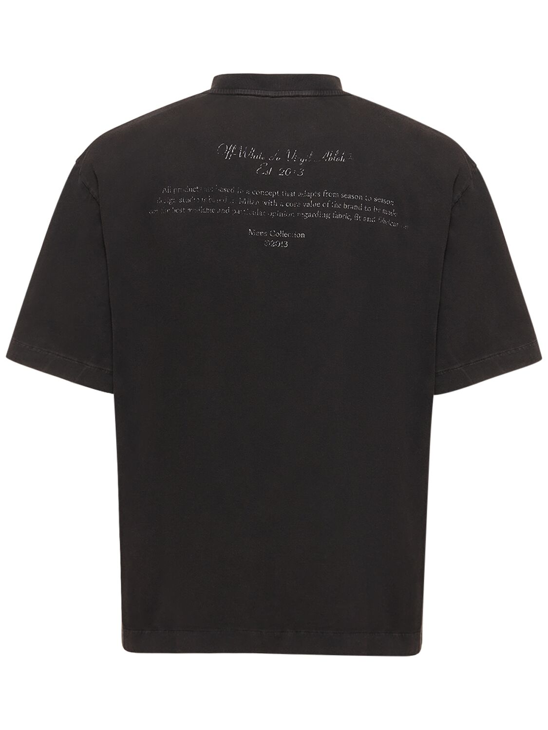 Shop Off-white Mary Skate Cotton T-shirt In Black