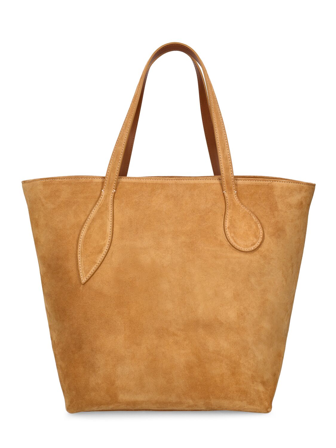 Shop Little Liffner Sprout Suede Tote Bag In Rhum