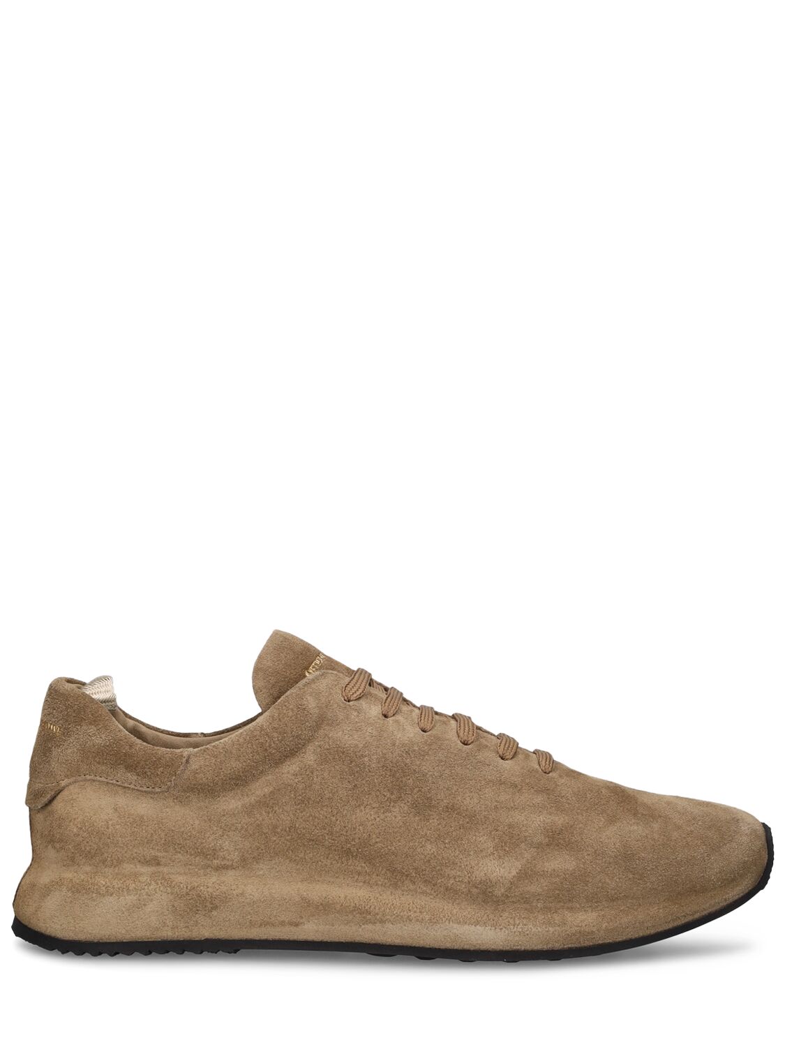 Image of Race Low Top Leather Sneakers
