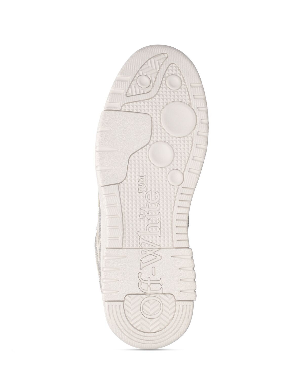 Shop Off-white Out Of Office Strass Sneakers In Silver,white