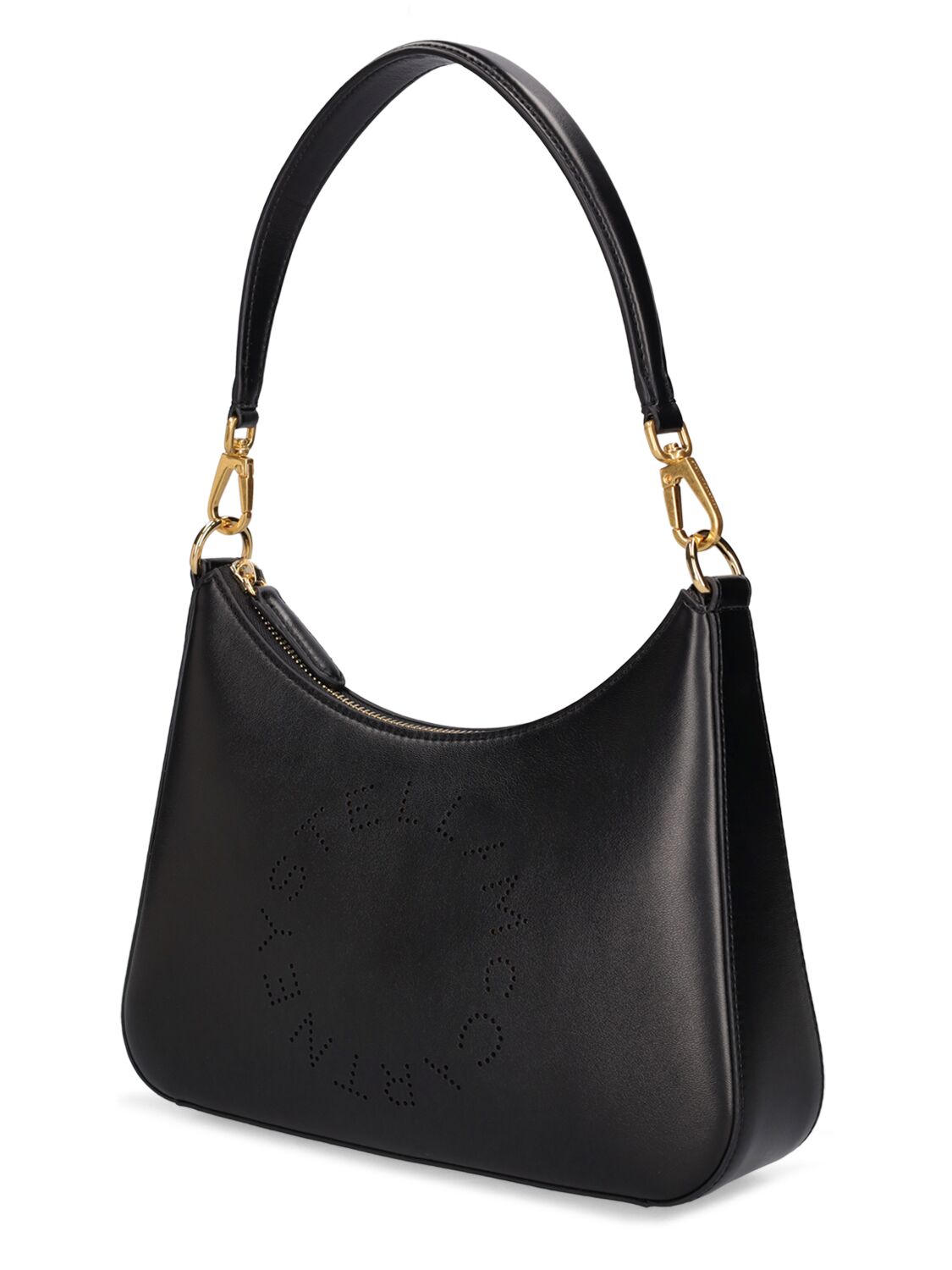 Shop Stella Mccartney Alter Mat Faux Leather Shoulder Bag In Black
