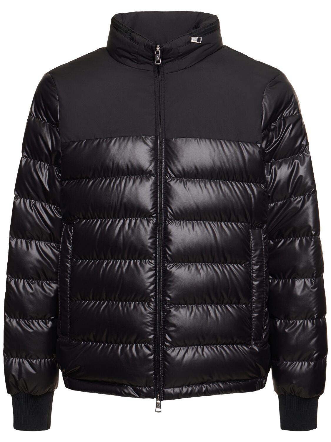 Shop Moncler Coyers Tech Down Jacket In Black