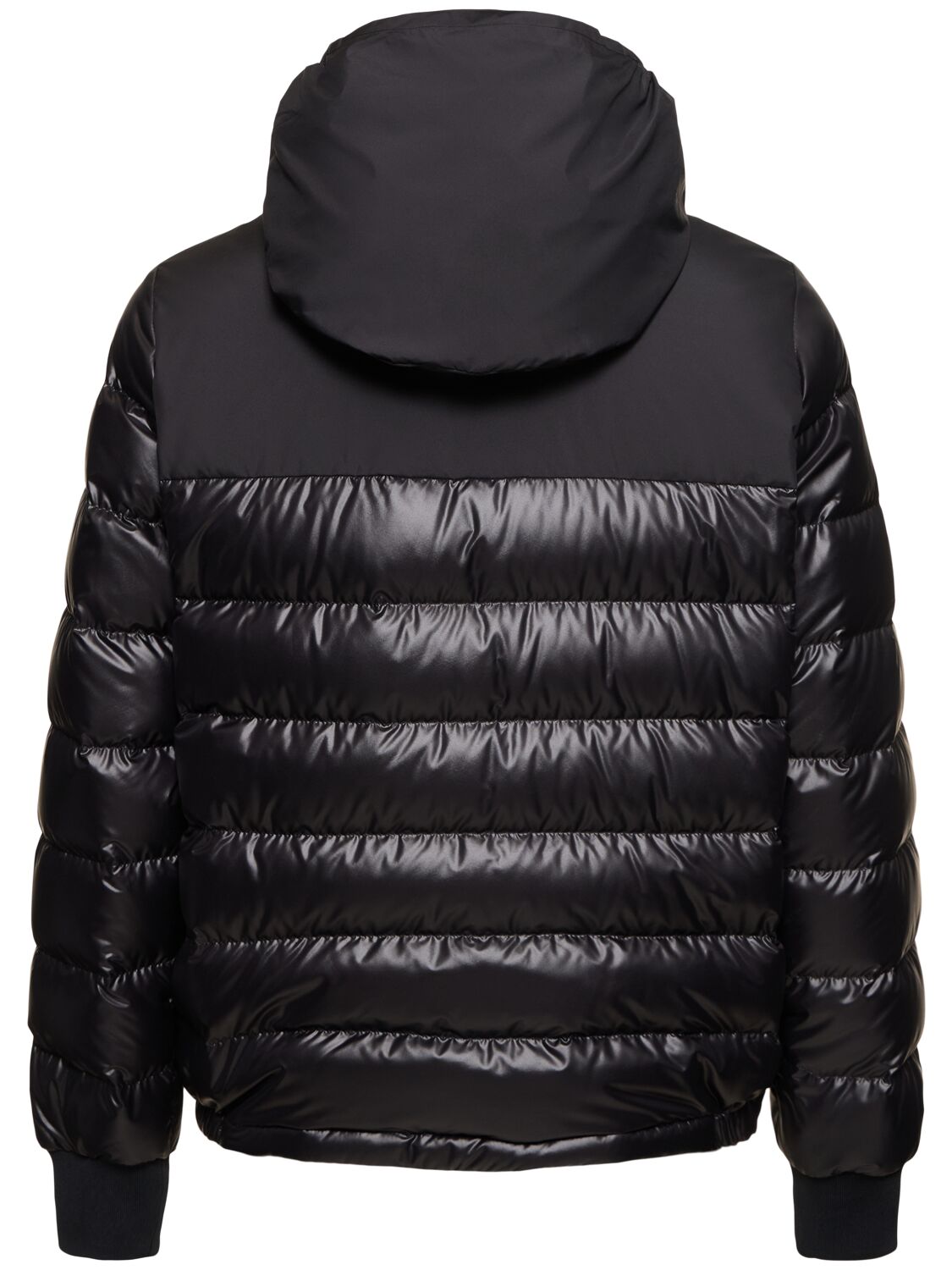 Shop Moncler Coyers Tech Down Jacket In Black