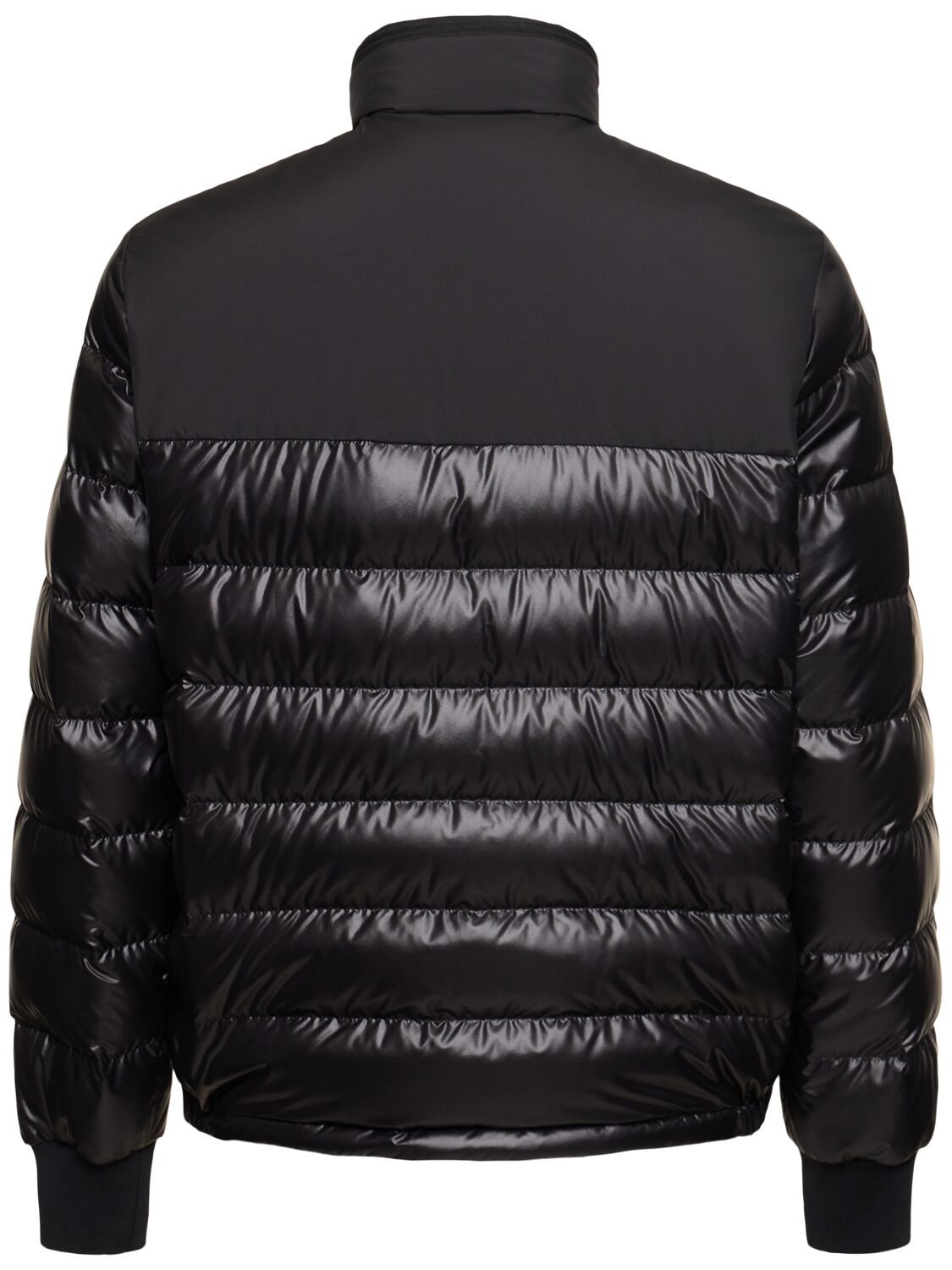 Shop Moncler Coyers Tech Down Jacket In Black