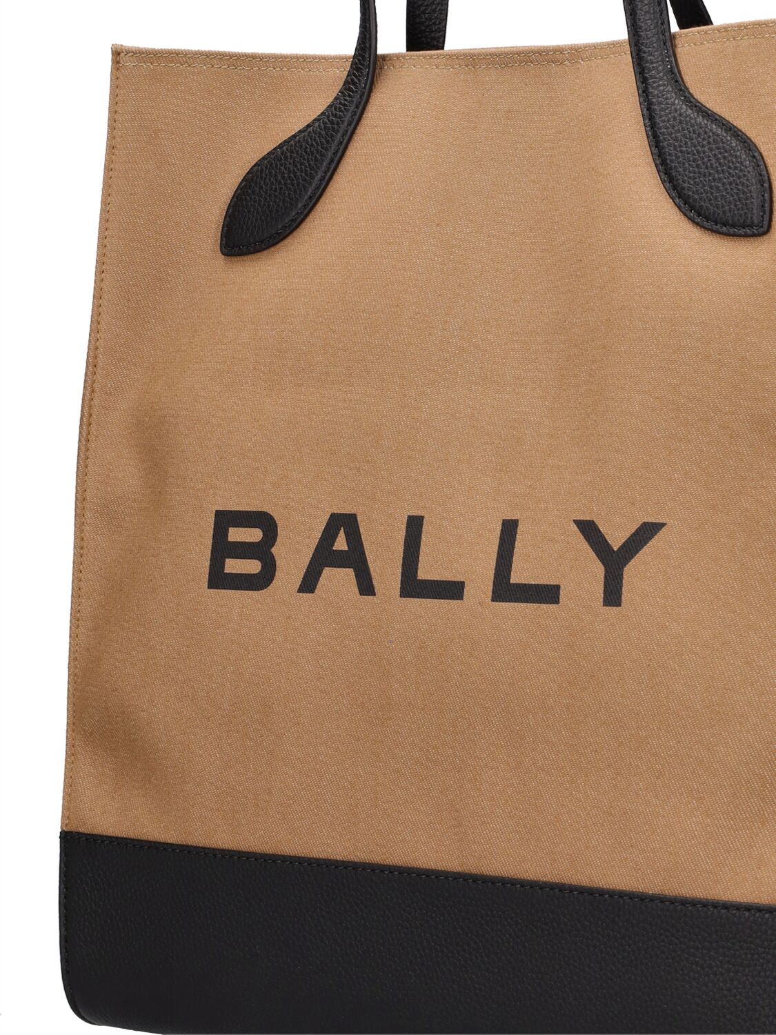 Shop Bally Bar Keep On Tote Bag In Sand,black