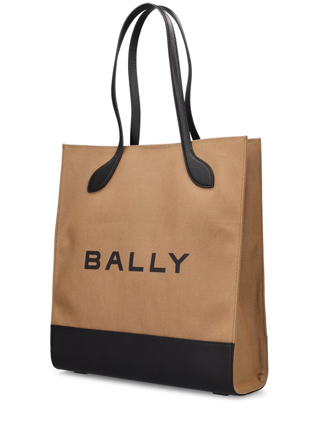 Shop Bally Bar Keep On Tote Bag In Sand,black