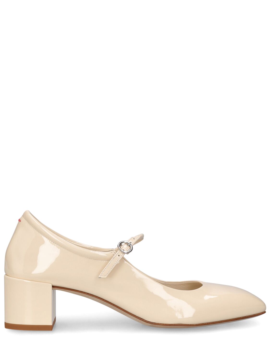Aeyde Aline 45mm Leather Pumps In Cream