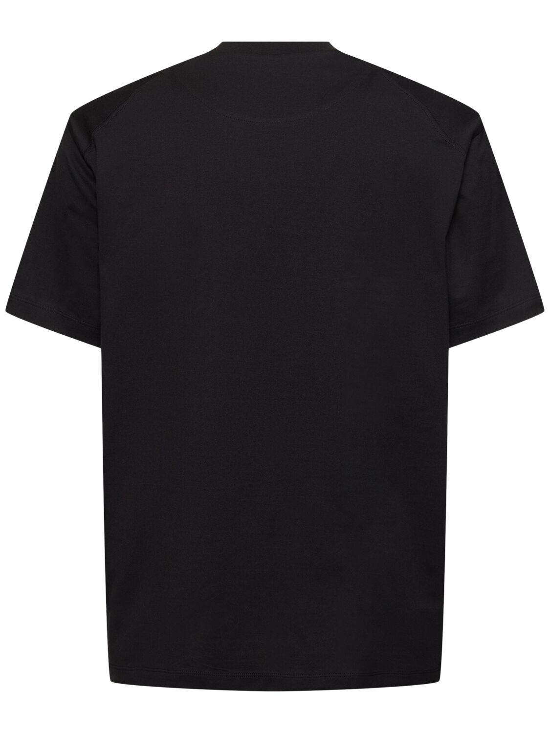Shop Y-3 Gfx Long Short Sleeve T-shirt In Black