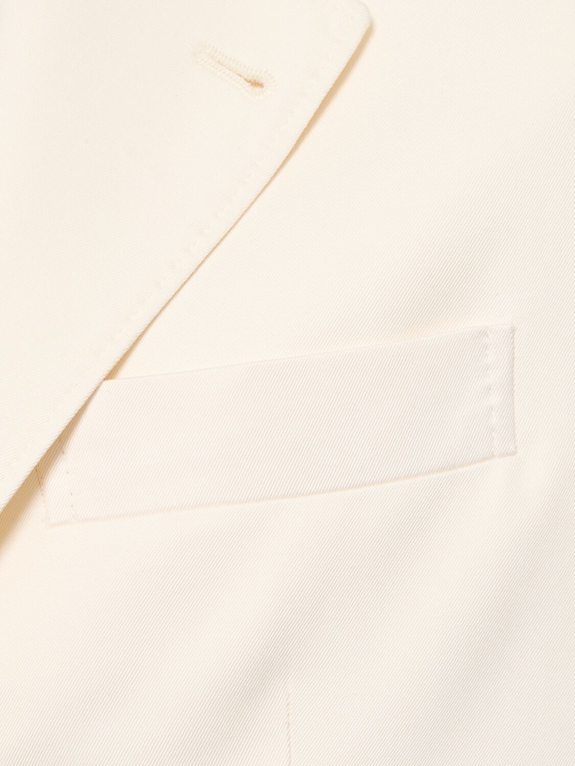 Shop Brunello Cucinelli Silk Single Breasted Suit In Off White