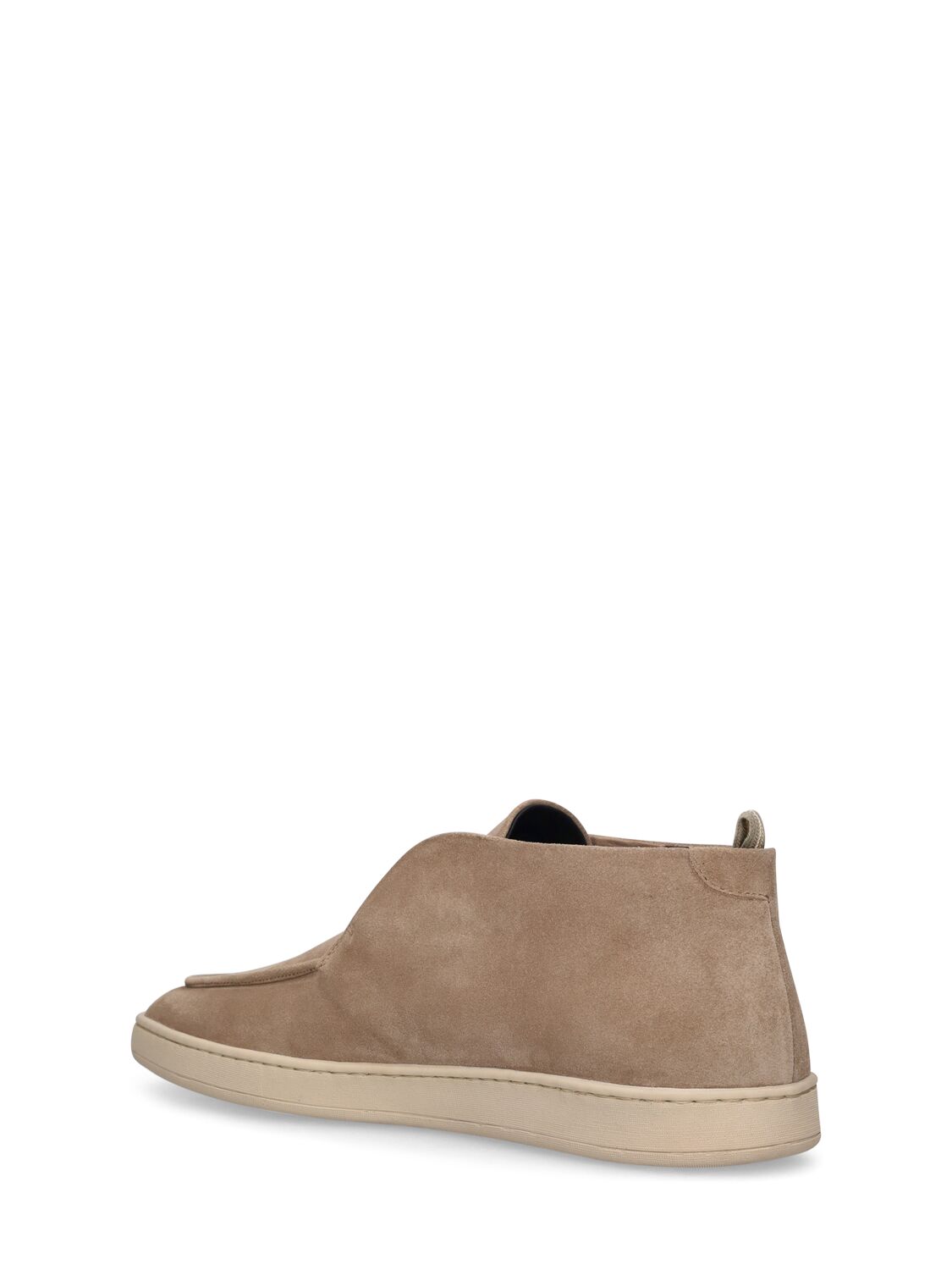 Shop Officine Creative Herbie Suede Leather Loafers In Antilope