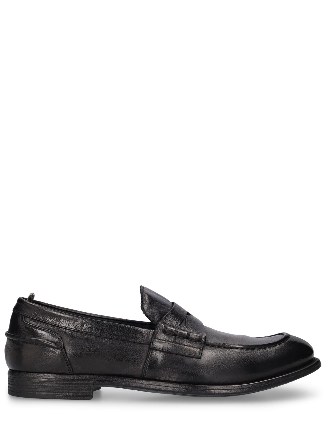 Officine Creative Chronicle Leather Loafers In Schwarz