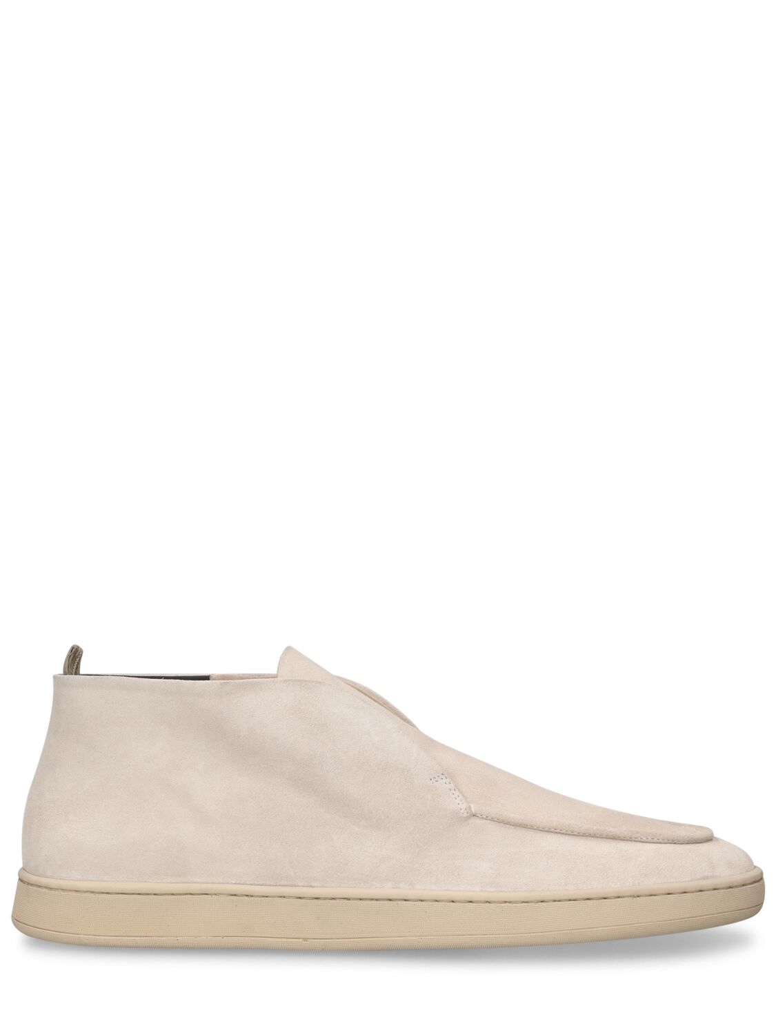 Officine Creative Herbie Suede Leather Loafers In Lamb