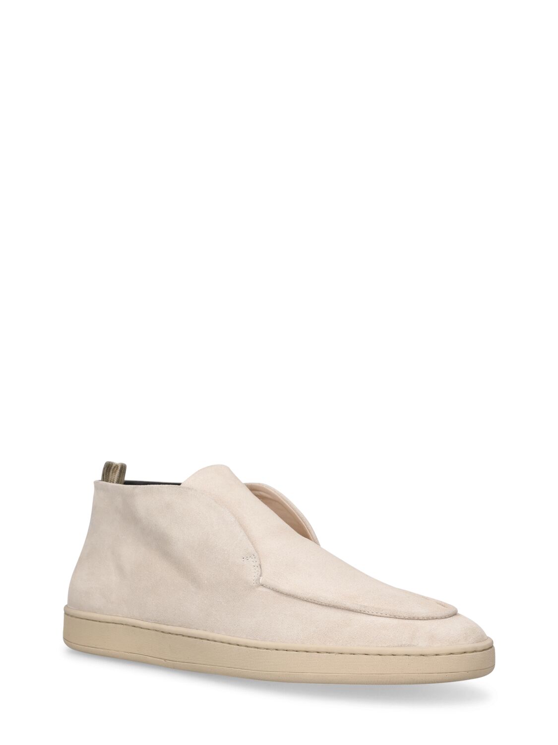 Shop Officine Creative Herbie Suede Leather Loafers In Lamb