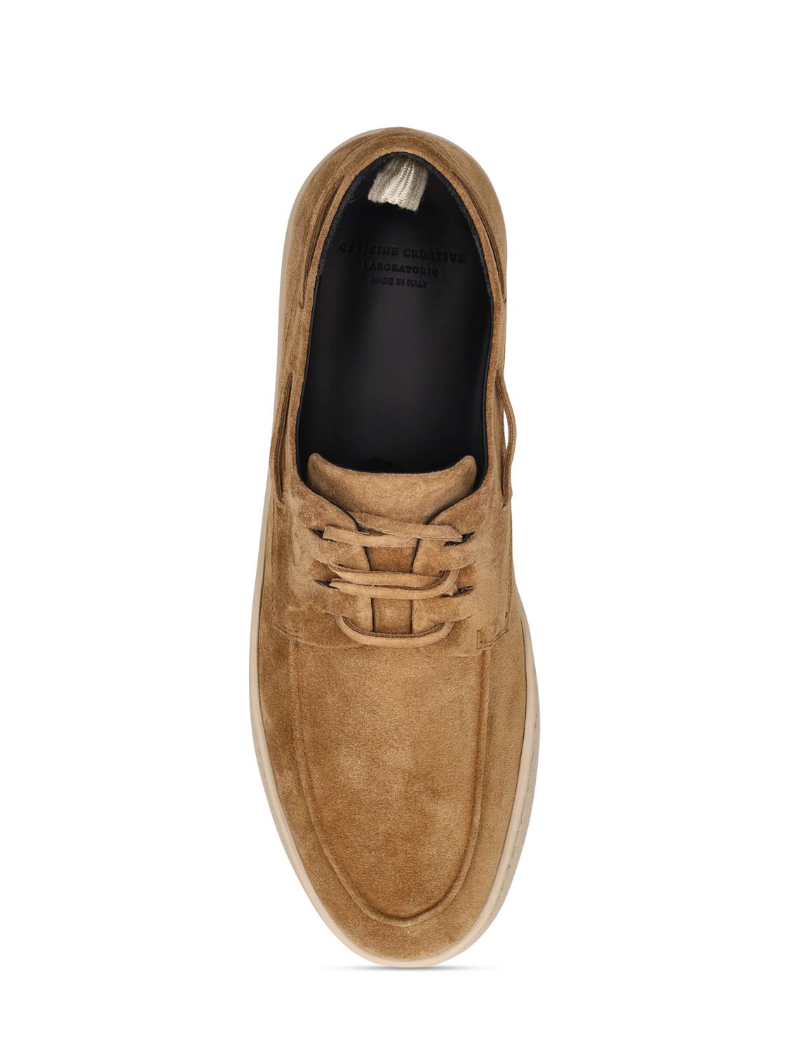 Shop Officine Creative Herbie Suede Leather Loafers In Alce