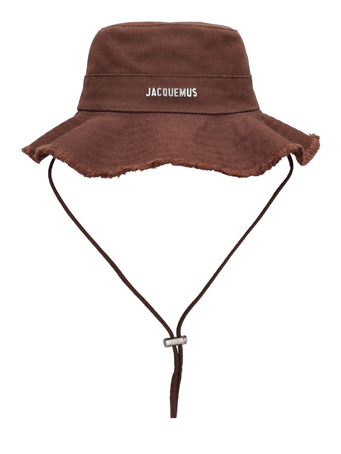 Jacquemus Le Bob Artichaut Cotton Bucket Hat In Brown