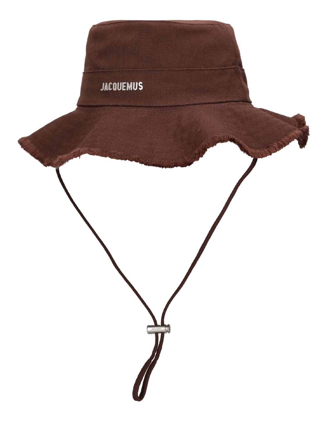 Shop Jacquemus Le Bob Artichaut Cotton Bucket Hat In Brown