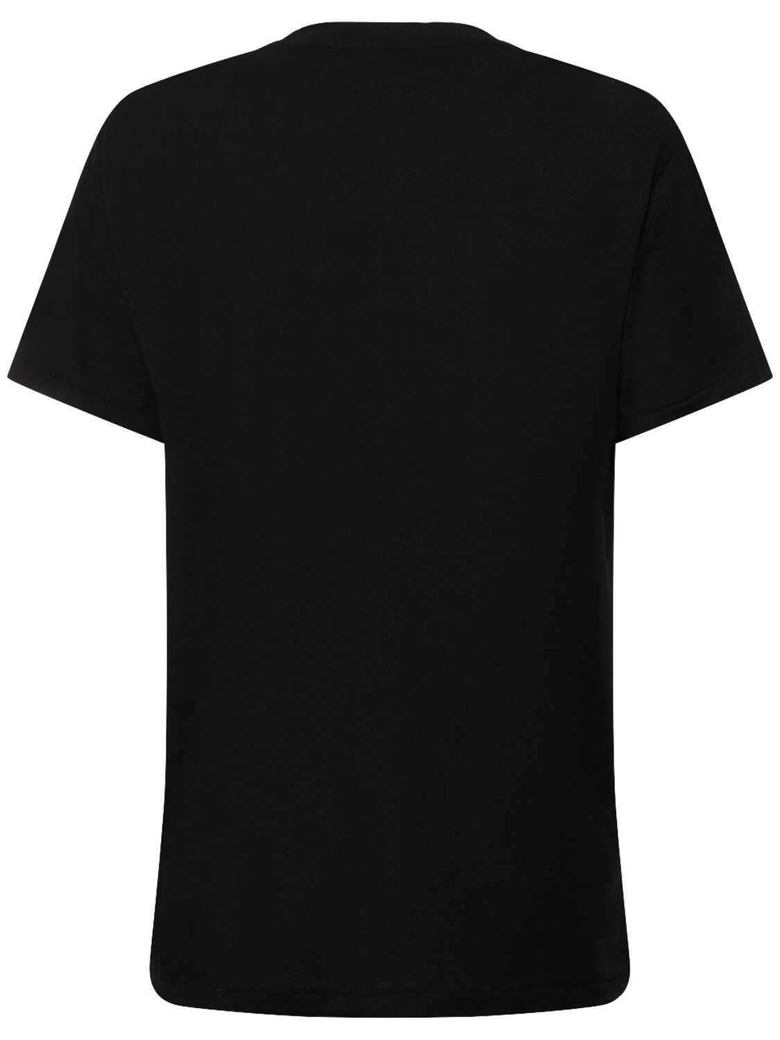 Shop Éterne Short Sleeve Cotton T-shirt In Black