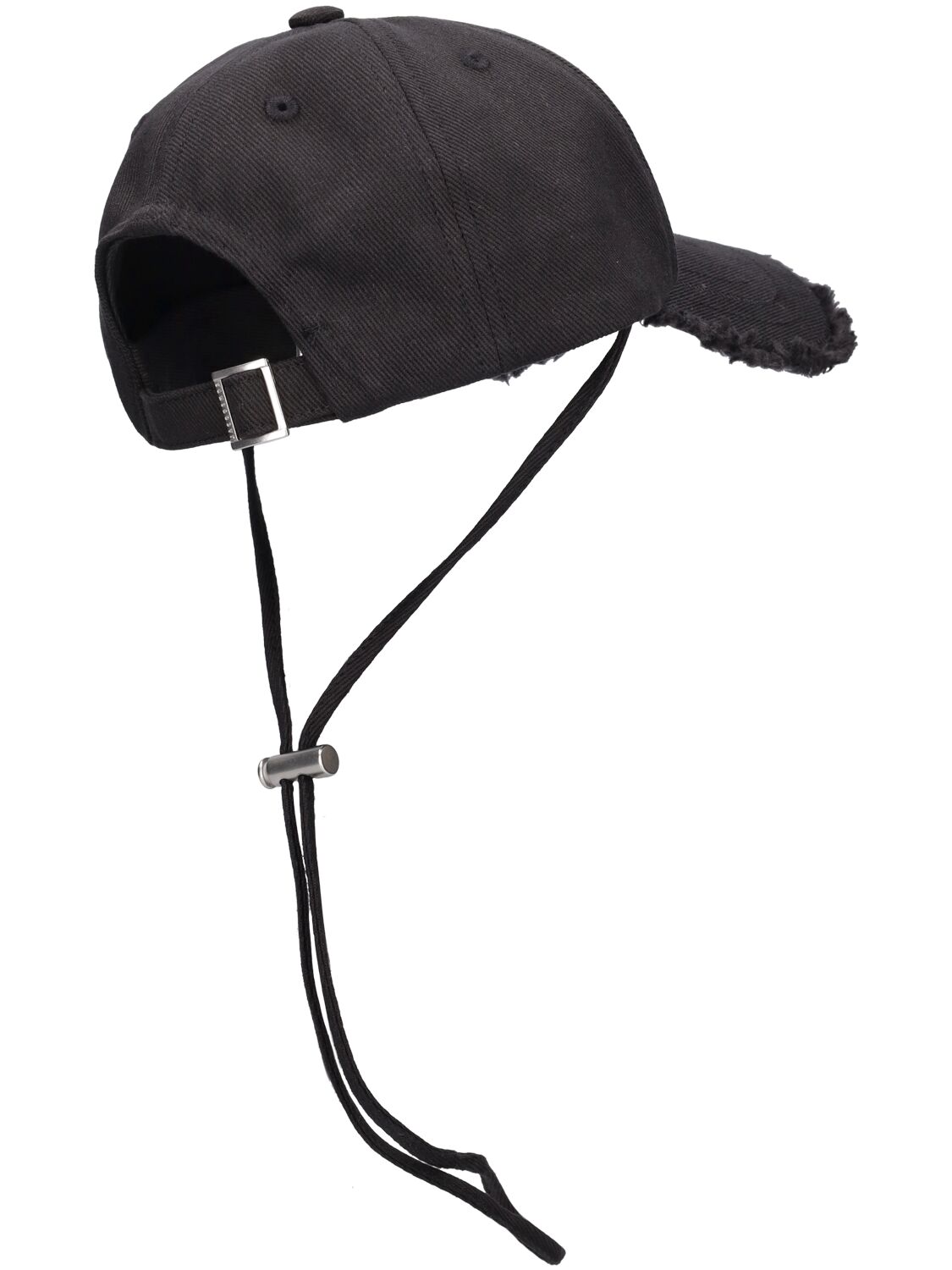 Shop Jacquemus La Casquette Artichaut Cotton Hat In Black