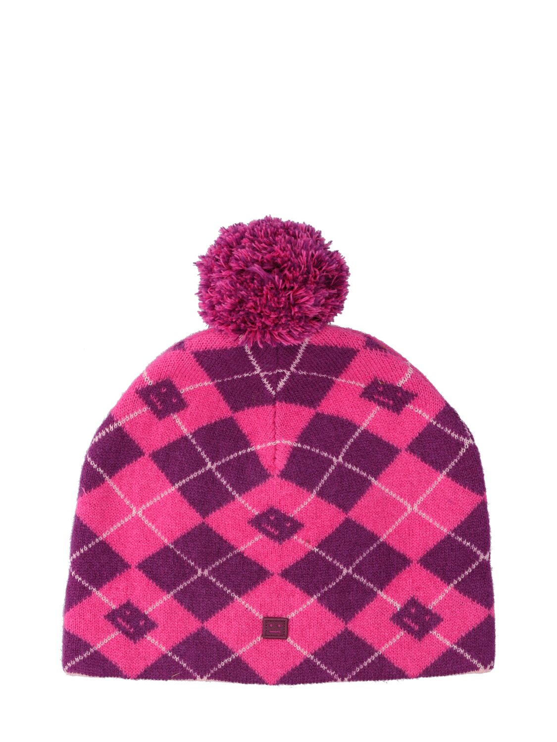 Acne Studios Kwan Wool Blend Hat In Bright Pink