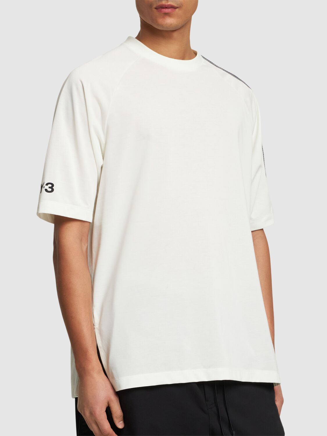 Shop Y-3 3s Short Sleeve T-shirt In White