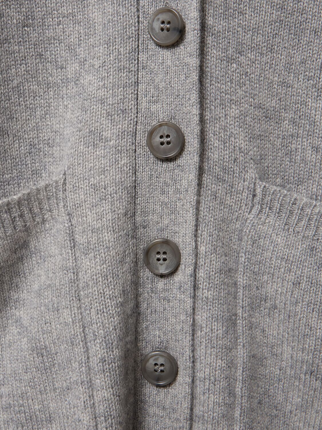 Shop Éterne Theodore Cashmere Cardigan In Grey