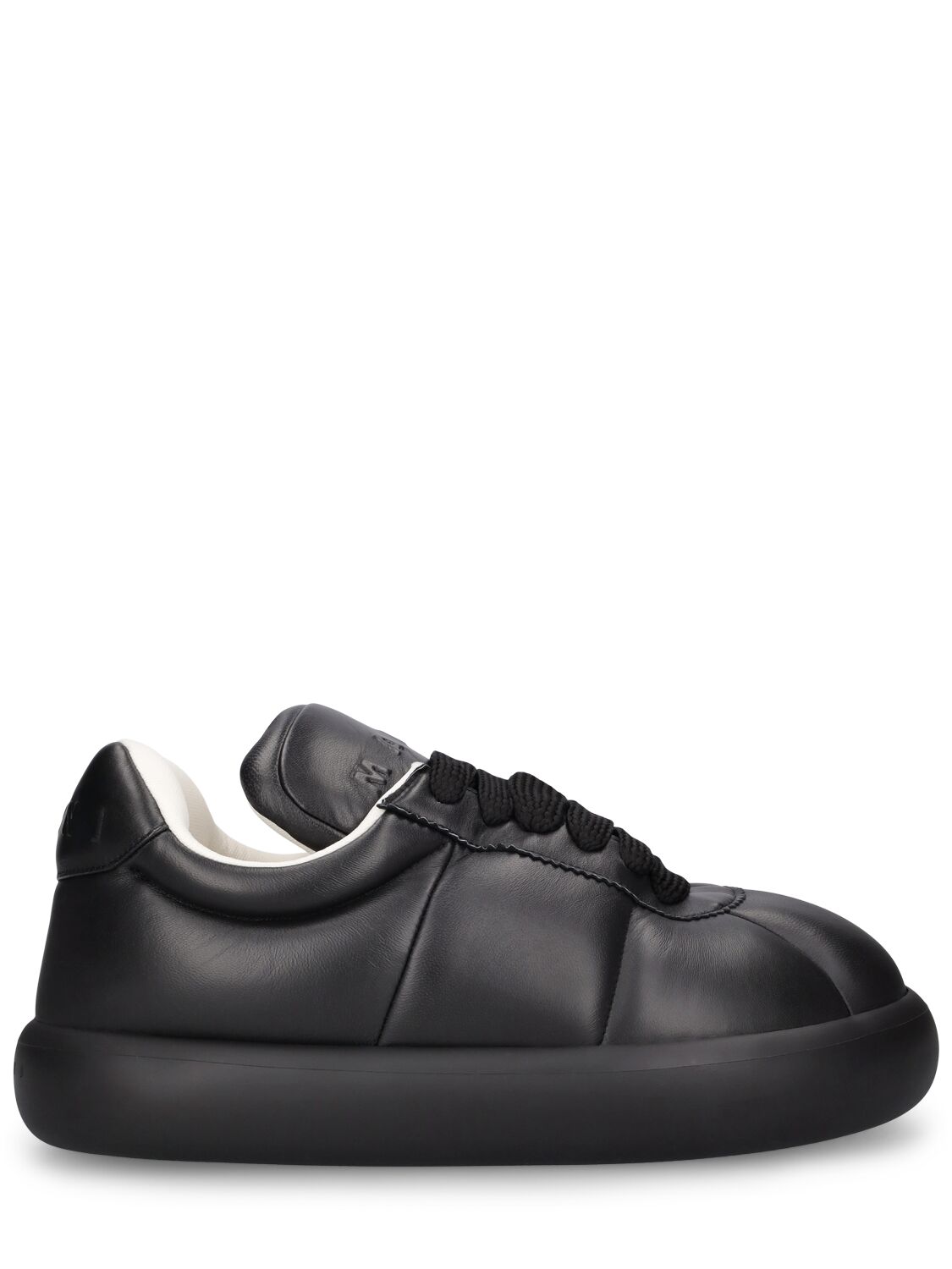 Chunky Soft Leather Low Top Sneakers