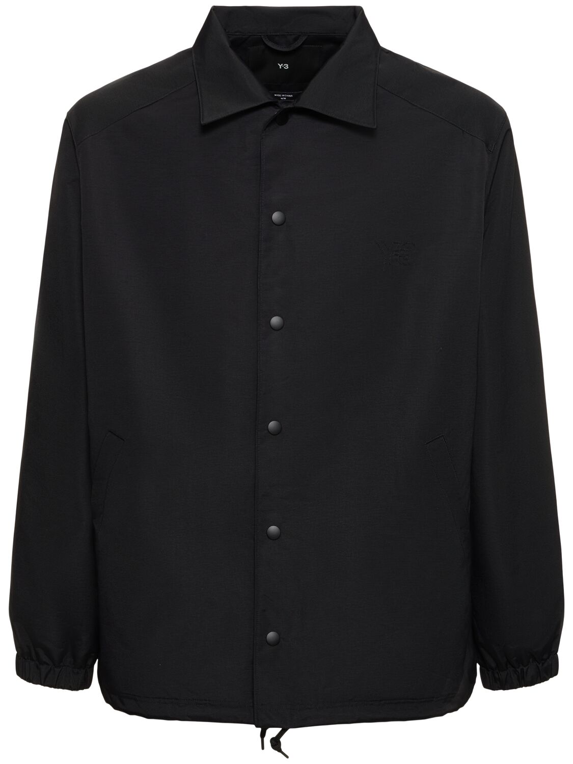 Shop Y-3 Coach Casual Jacket In Black