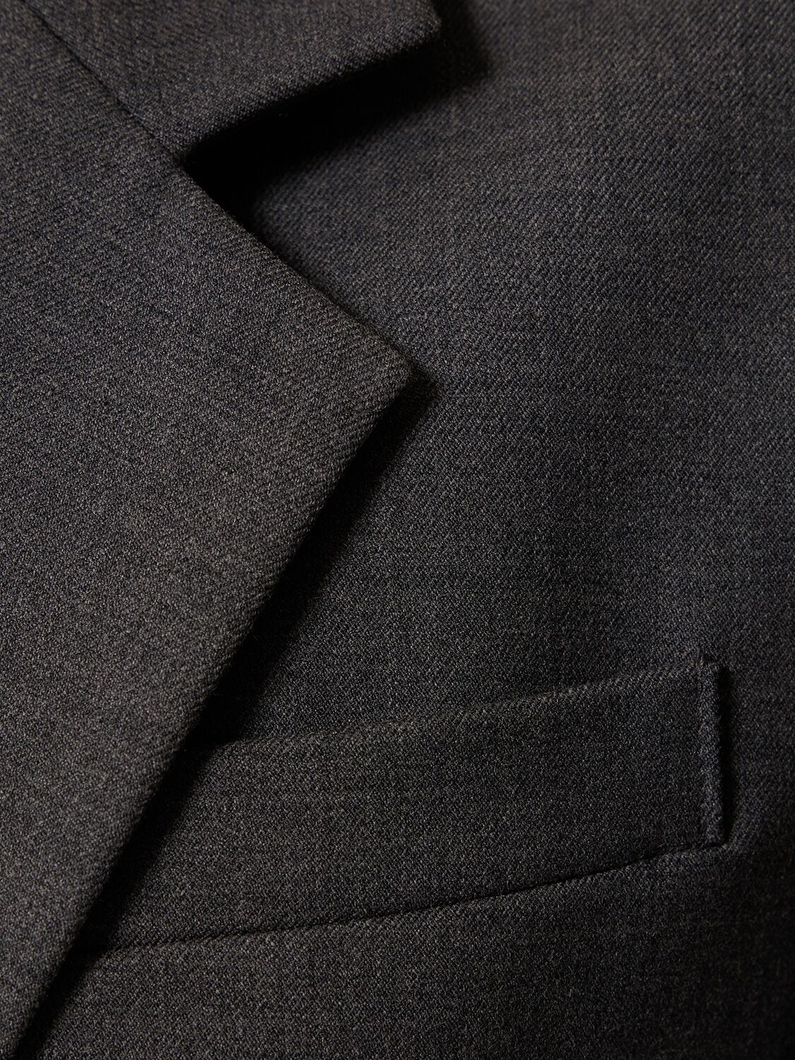 Shop Dunst Essential 2-button Wool Blend Blazer In Grey