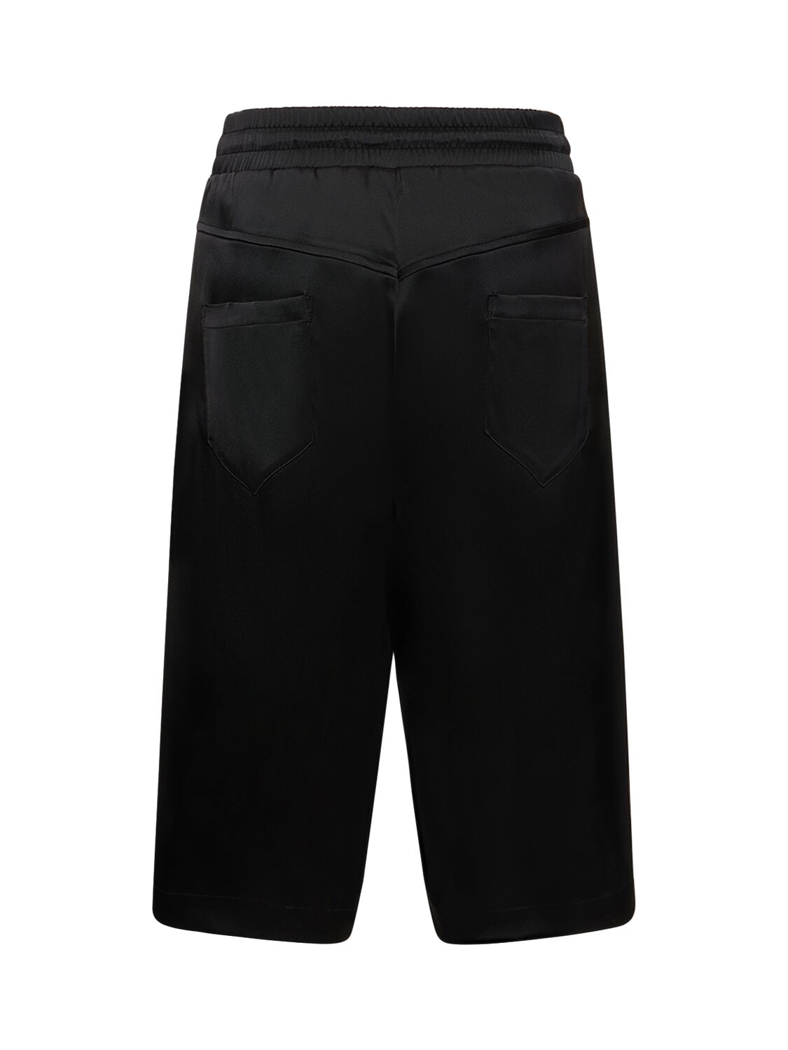 Shop Ferrari Stretch Viscose Shorts In Black