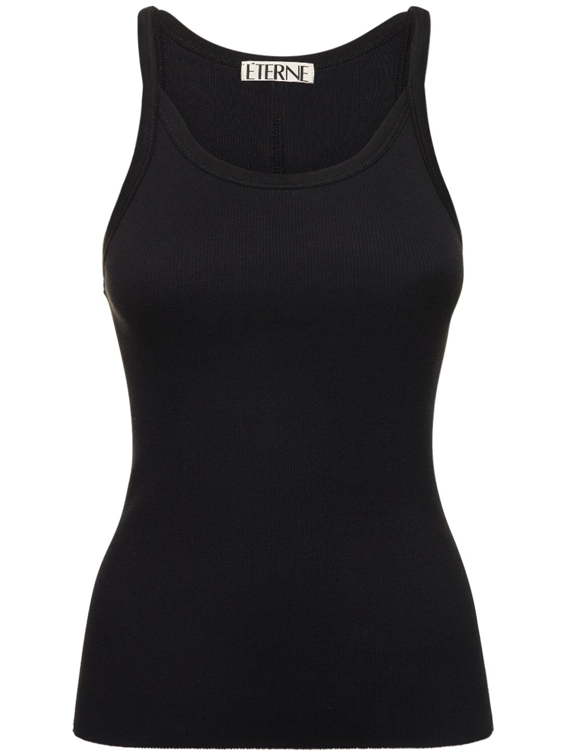Image of Ribbed Cotton Tank Top