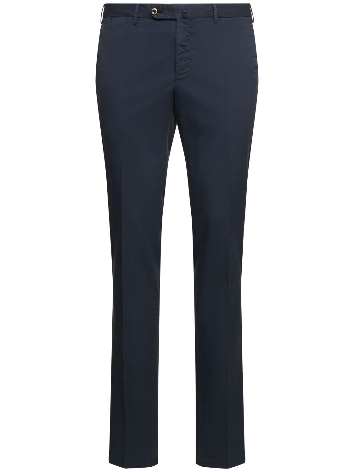 Pt Torino Slim Light Stretch Gabardine Pants In Midnight Blue