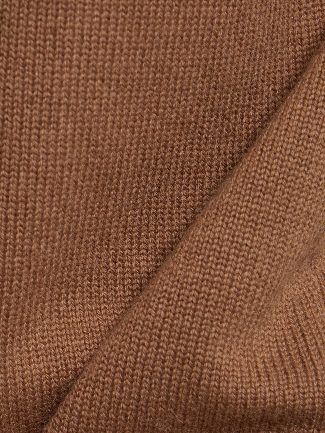 Shop 's Max Mara Paola Wool Blend Turtleneck Sweater In Mou