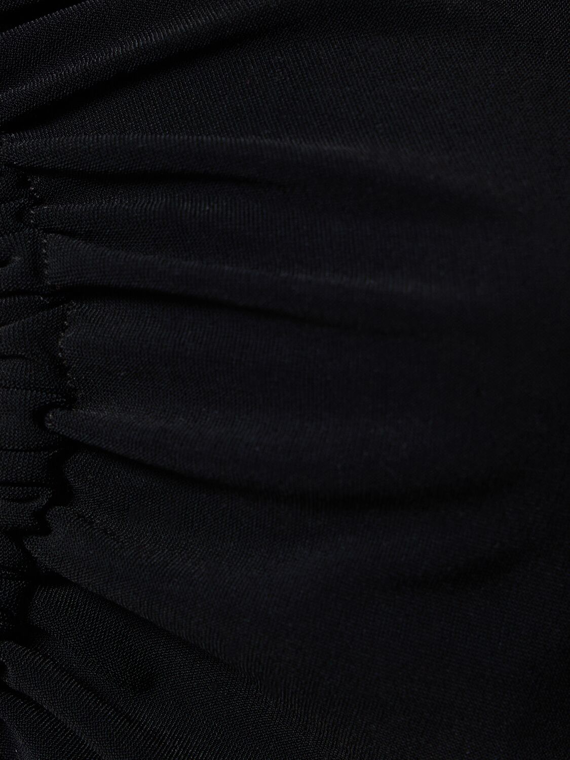 Shop Magda Butrym Jersey Halter Bikini Top In Black