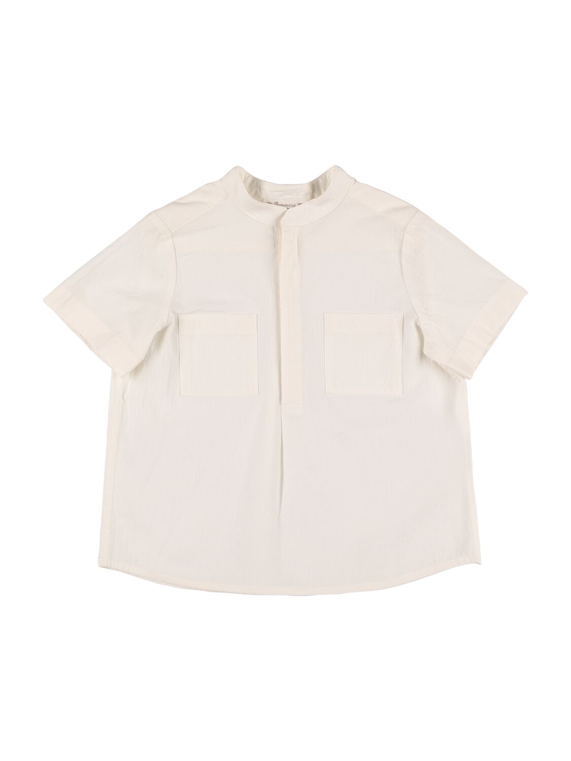 Bonpoint Kids' Cotton Poplin Shirt In White
