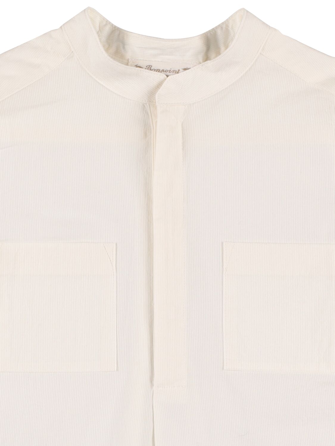 Shop Bonpoint Cotton Poplin Shirt In White