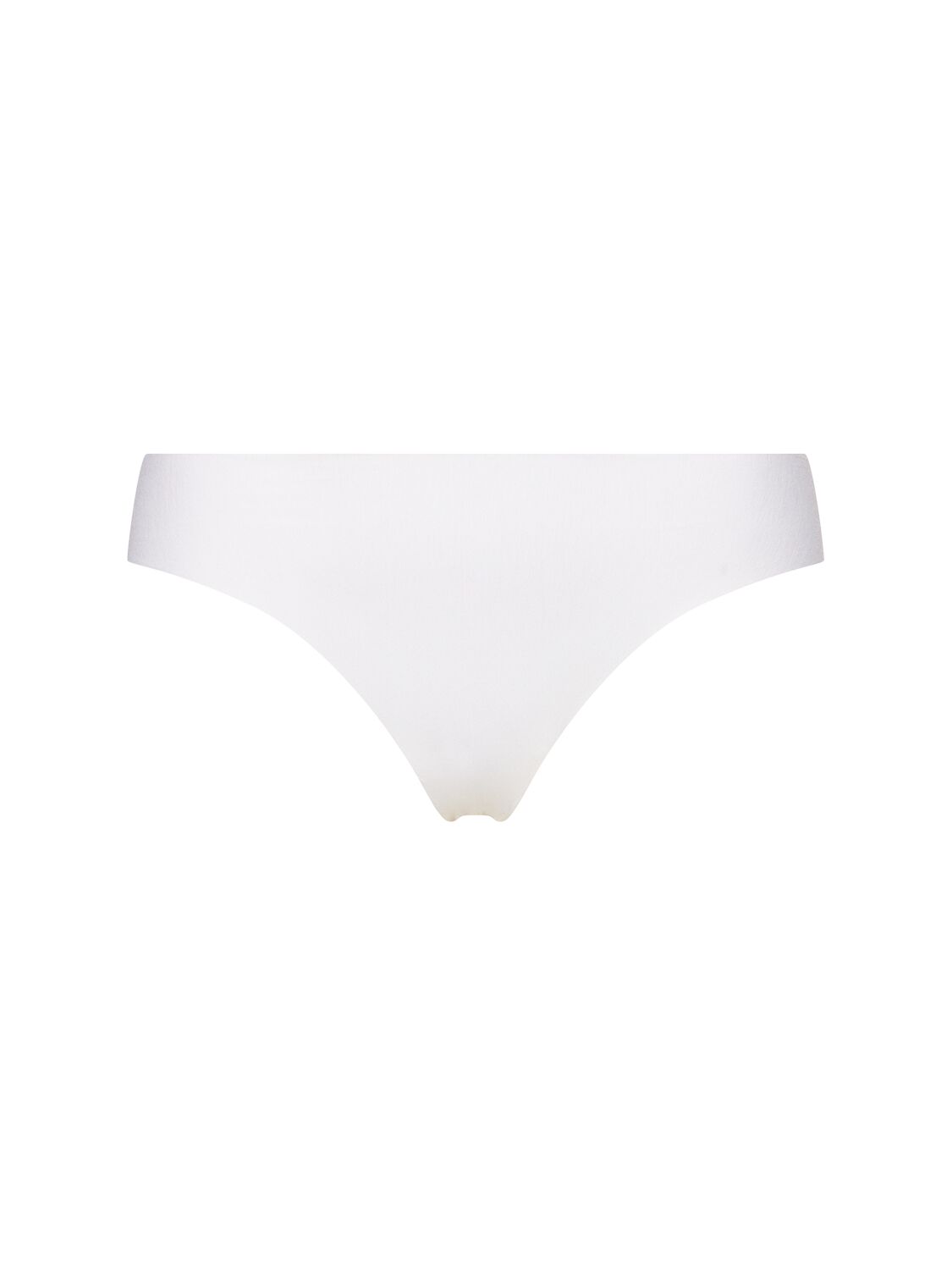 Éterne Low Rise Stretch Jersey Thongs In White