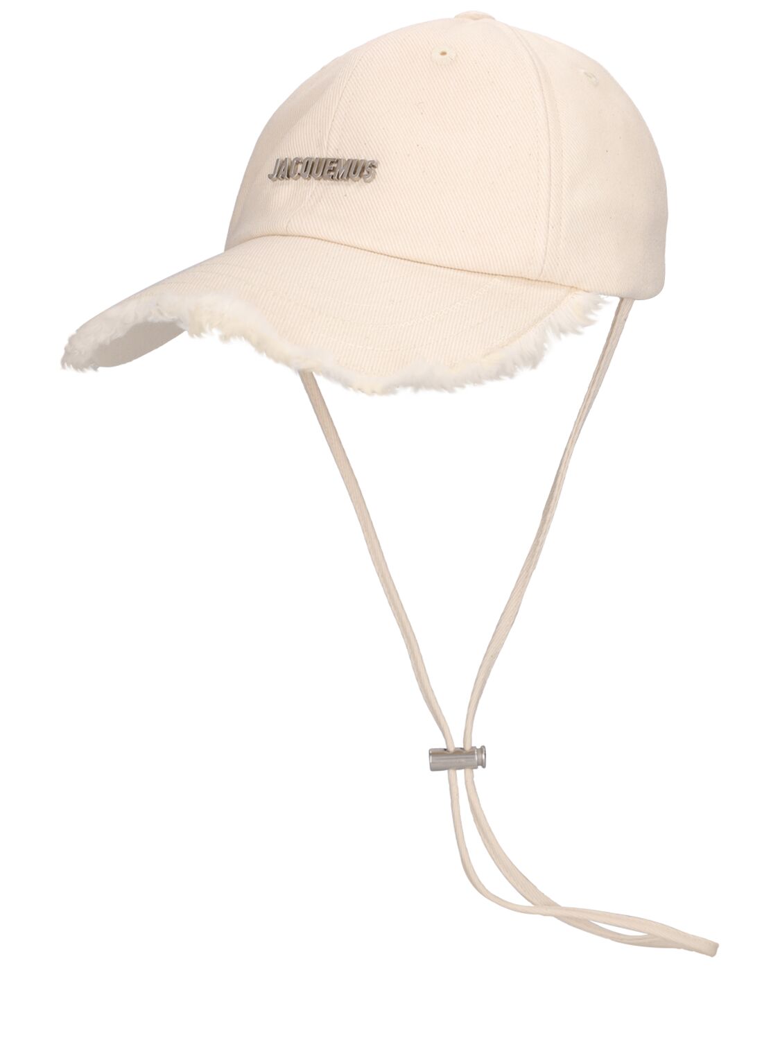 Shop Jacquemus La Casquette Artichaut Cotton Hat In Off-white