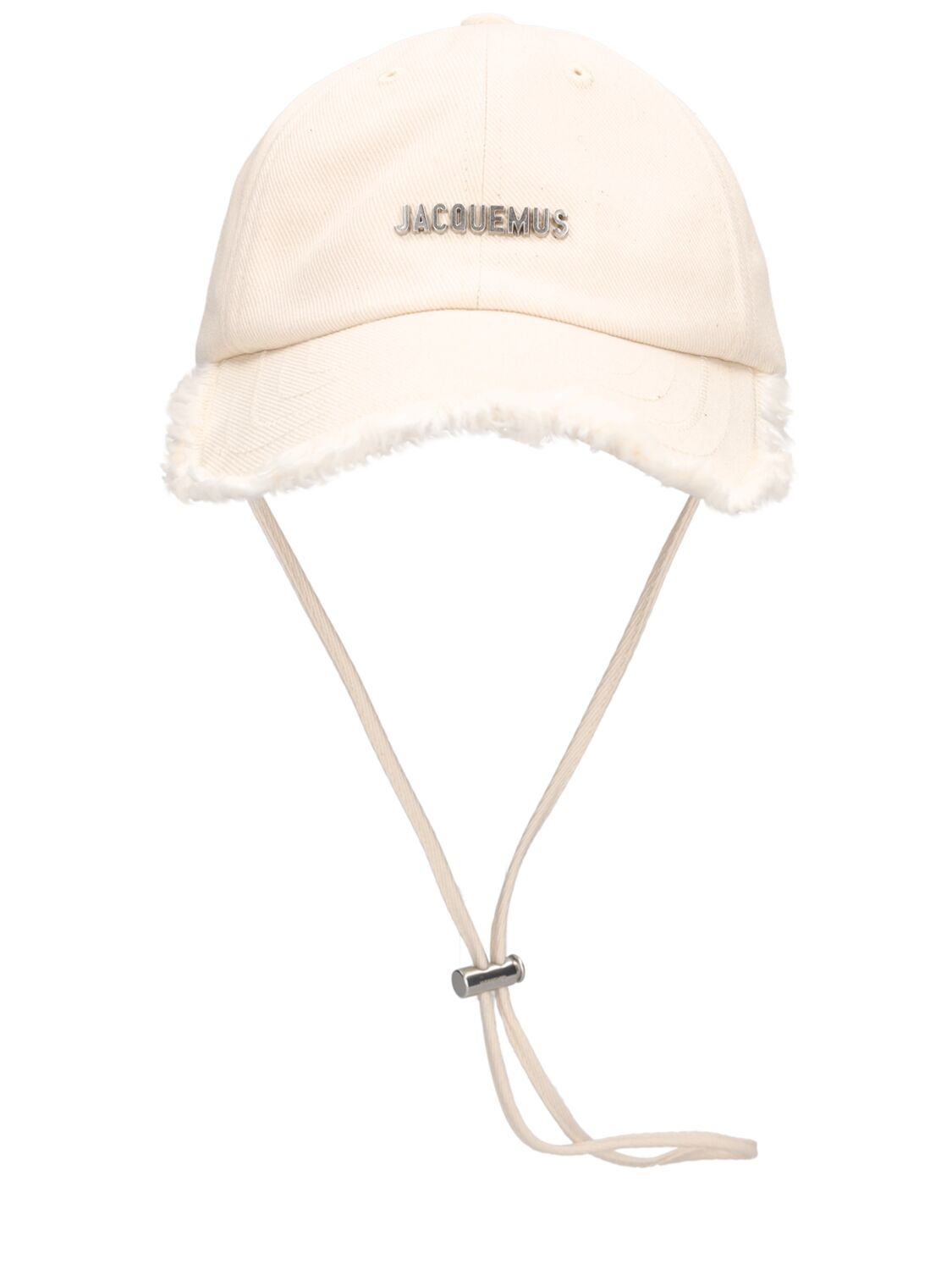 Jacquemus La Casquette Artichaut Cotton Hat In Off-white