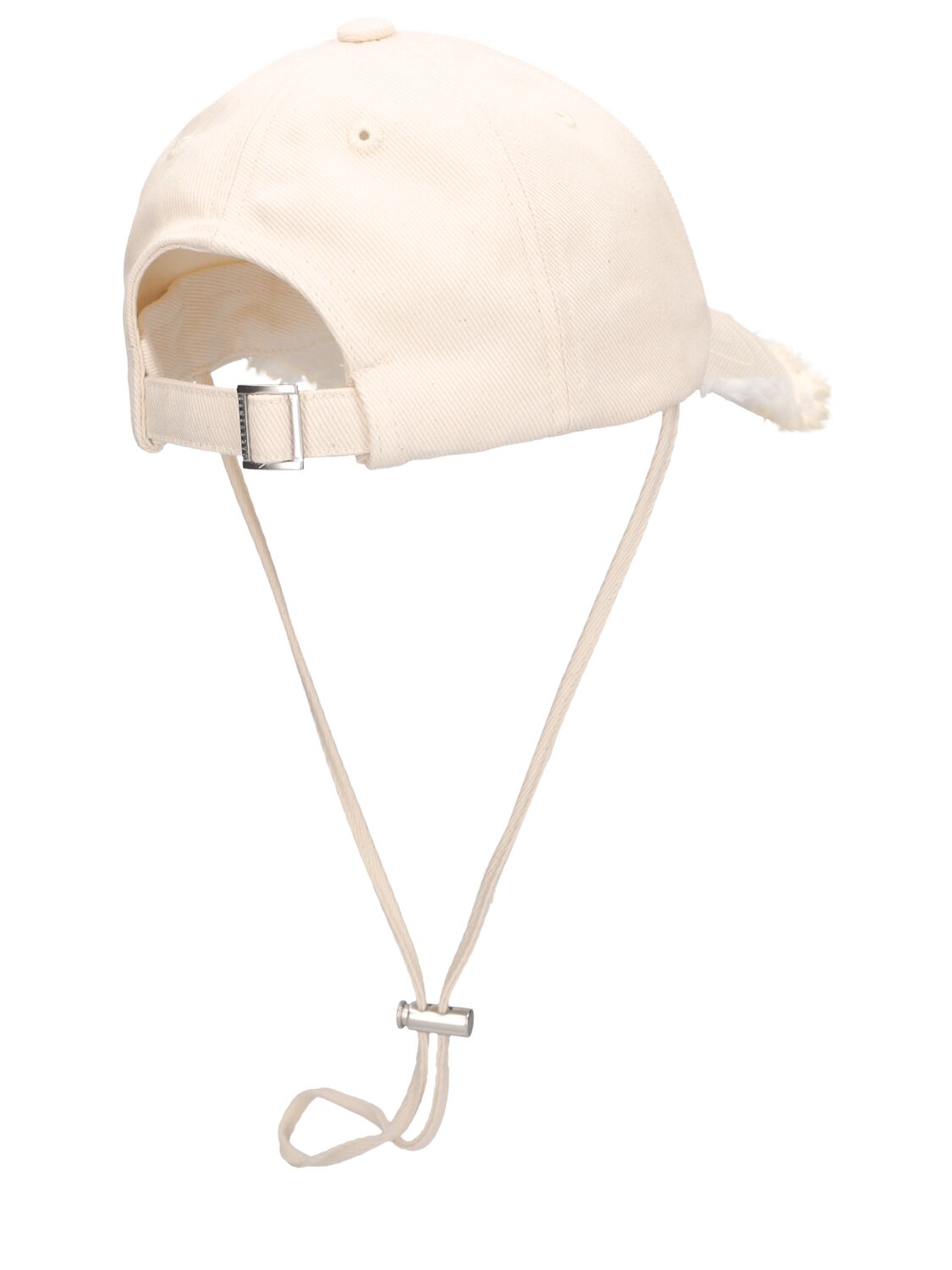 Shop Jacquemus La Casquette Artichaut Cotton Hat In Off-white