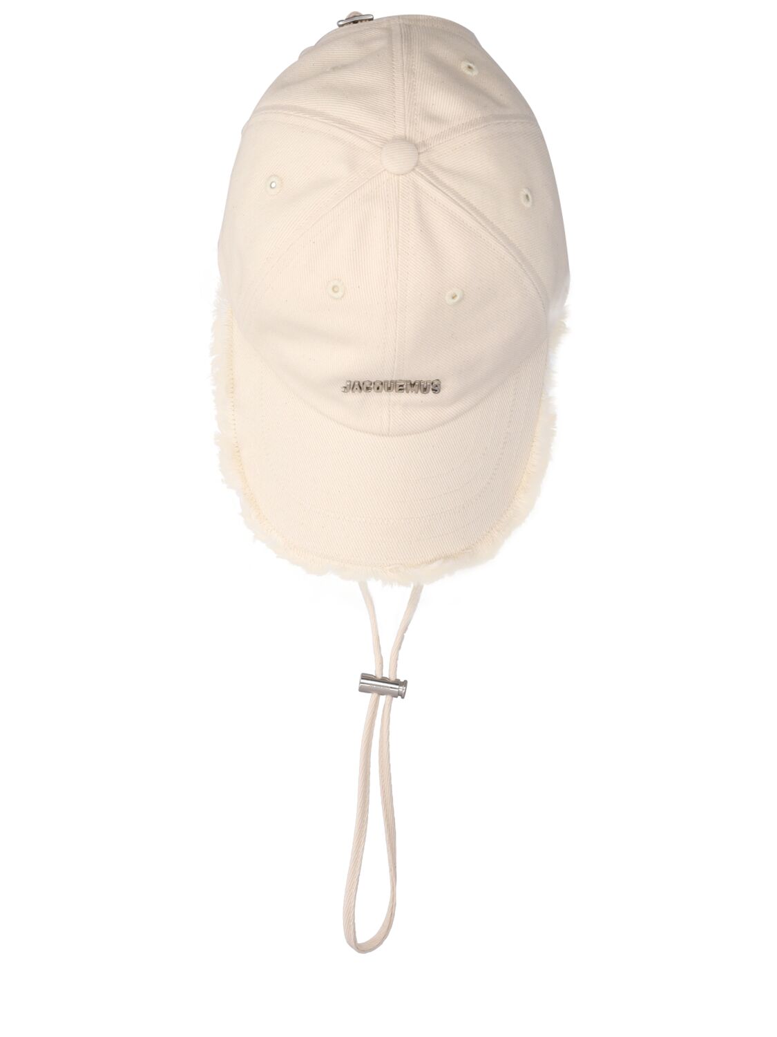 Shop Jacquemus La Casquette Artichaut Cotton Hat In Off-white