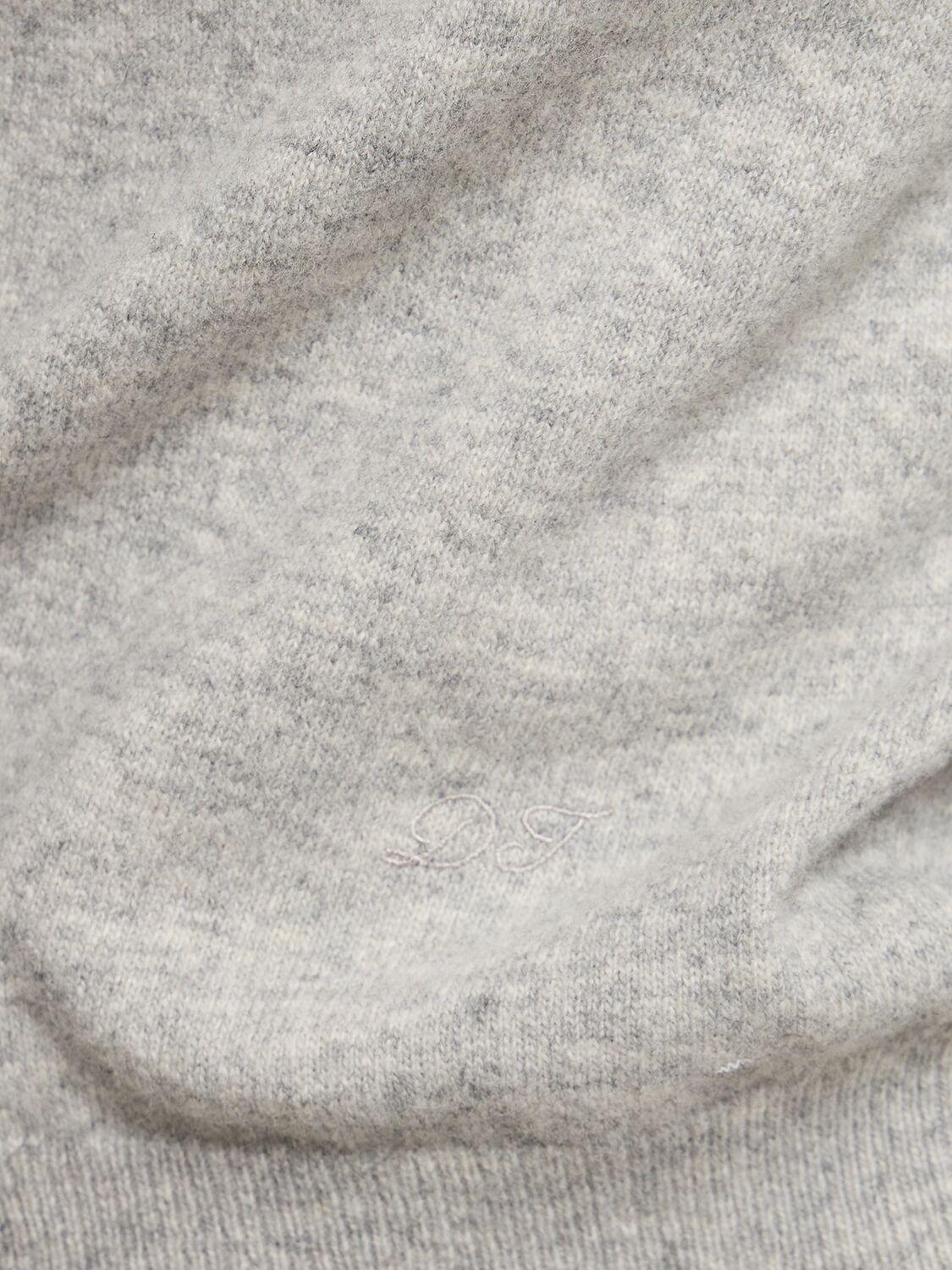 Shop Dunst Petit Wool Blend Knit Top In Grey