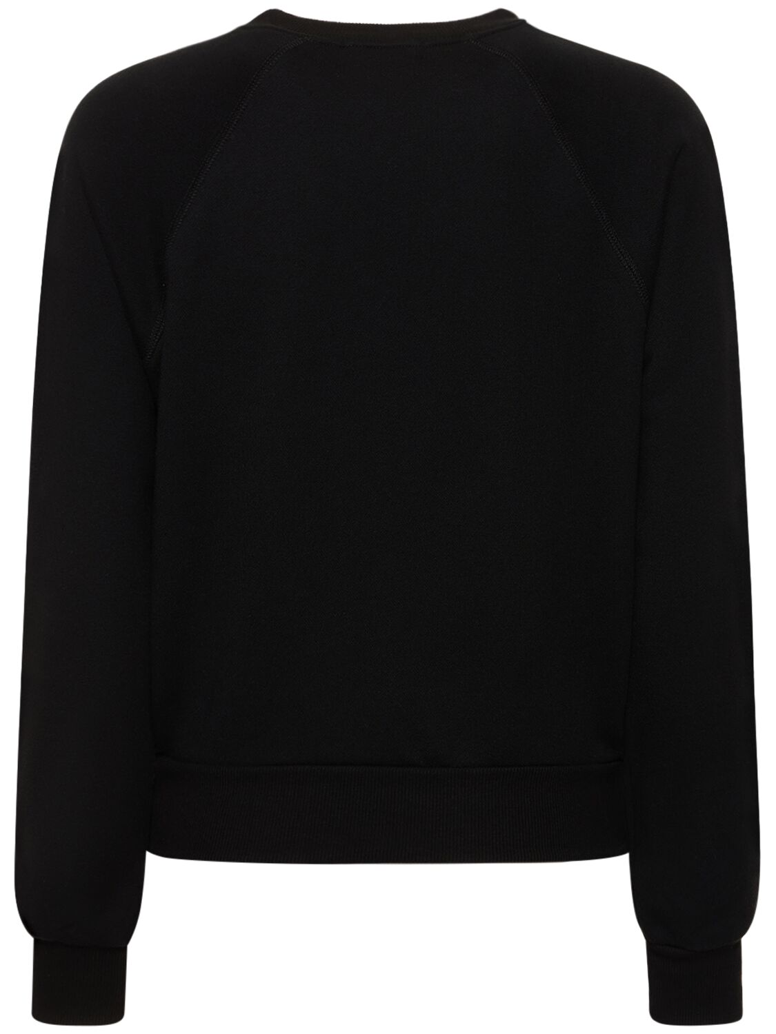 Éterne Raglan Cotton Blend Sweatshirt In Black
