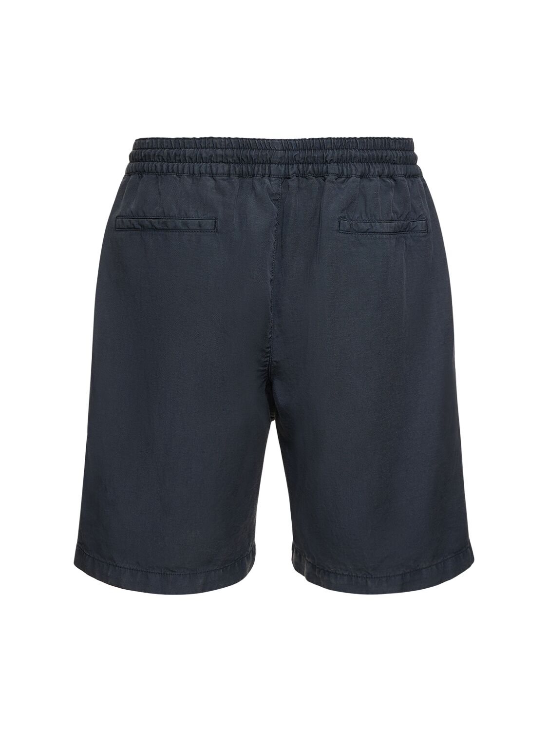 Shop Pt Torino Lyocell Blend Jogger Shorts In Navy