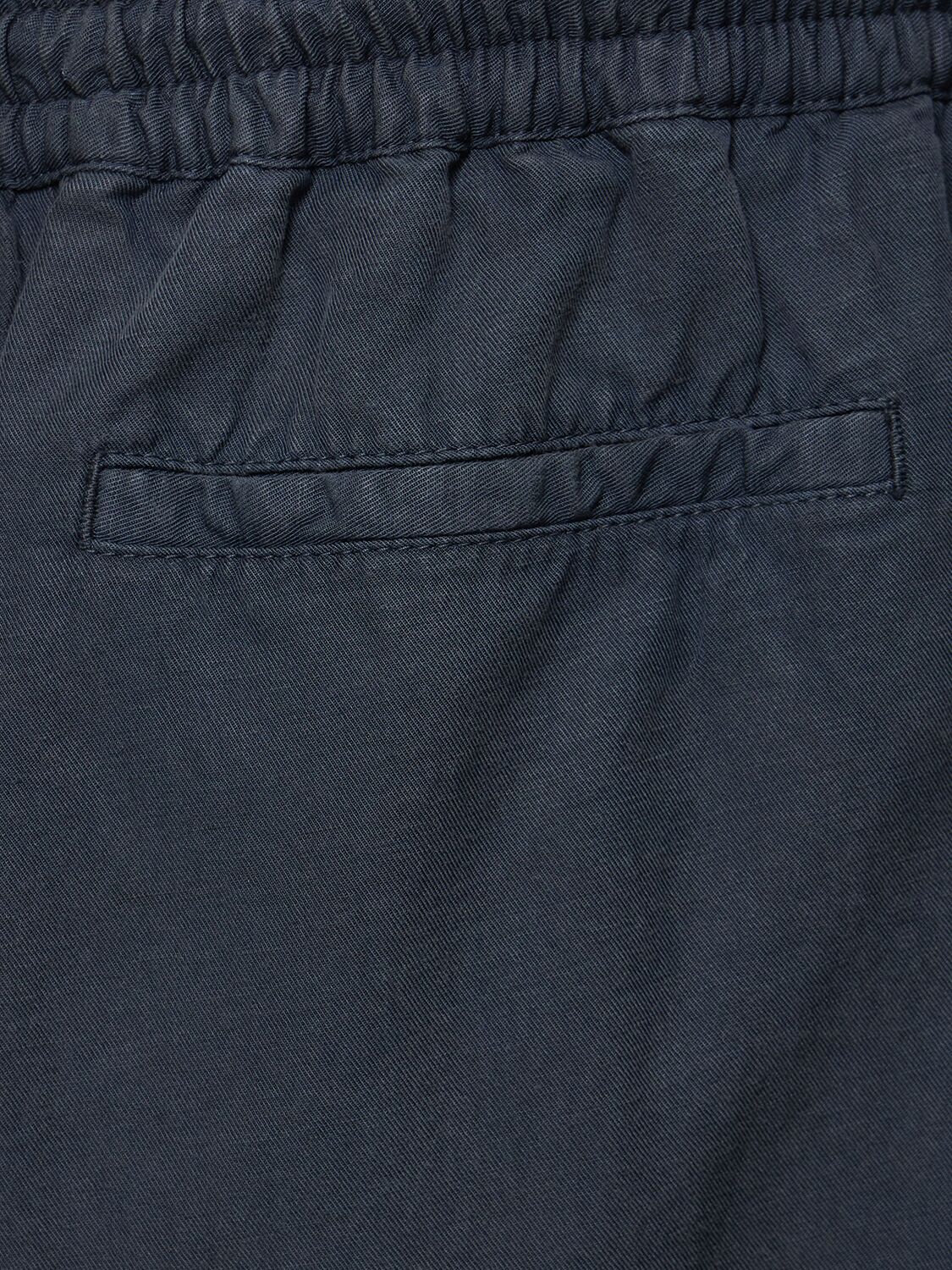 Shop Pt Torino Lyocell Blend Jogger Shorts In Navy