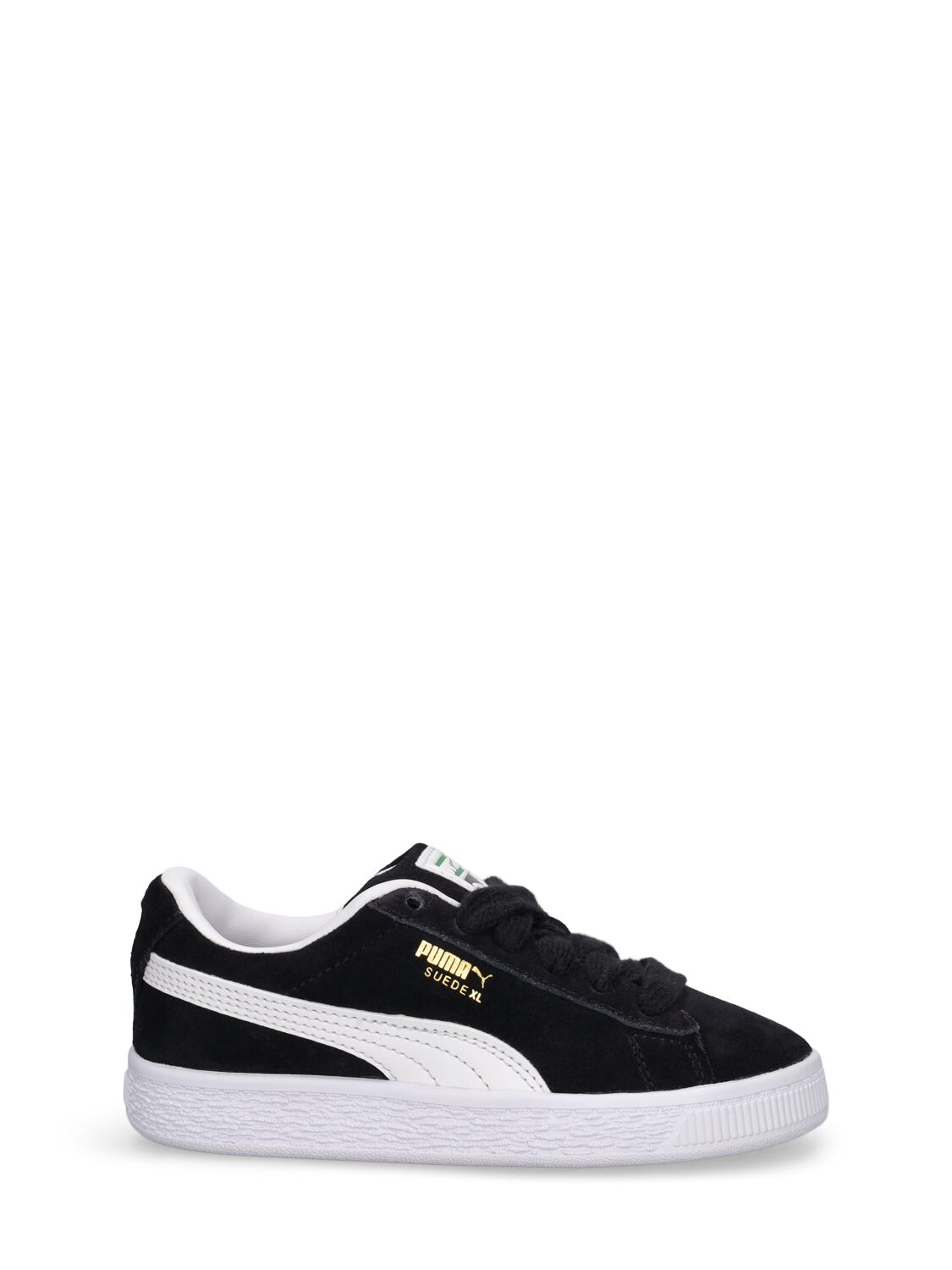 Puma Kids' Suede Xl Ps Lace-up Trainers In Black