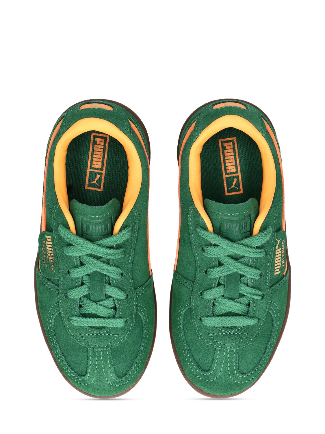 Shop Puma Palermo Ps Lace-up Sneakers In Green