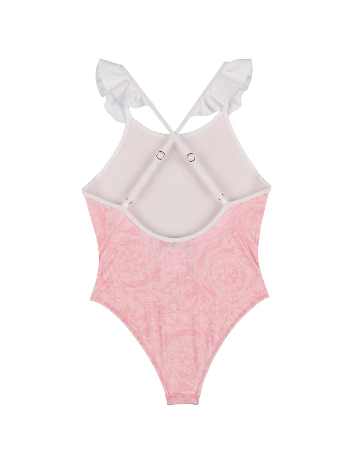 Shop Versace Recycled Lycra One Piece Swimsuit In Pink