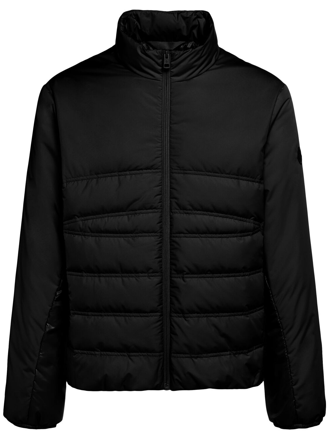 Moncler Cayo Tech Down Jacket In Black