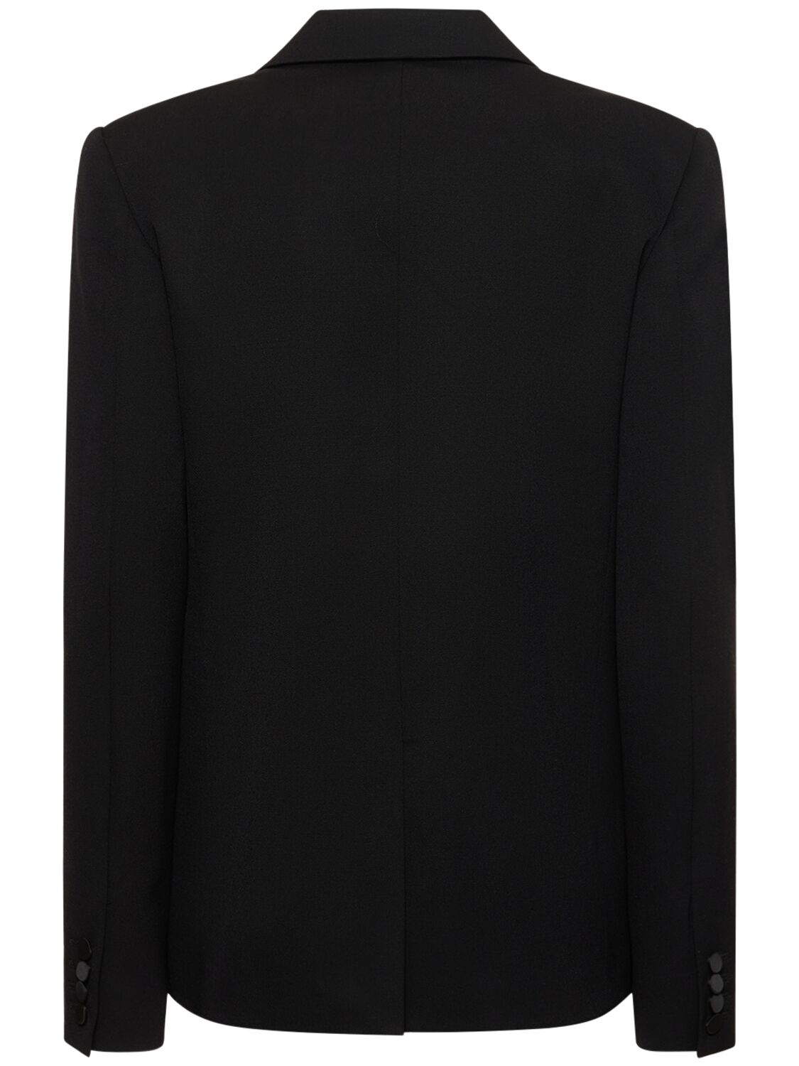 Shop Area Embellished Wool Relaxed Fit Blazer In Black